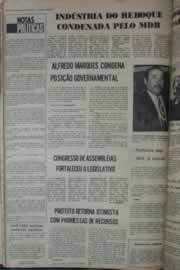 Página do jornal Correio do Ceará de abril de 1976