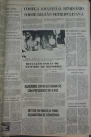 Página do jornal Correio do Ceará de abril de 1976