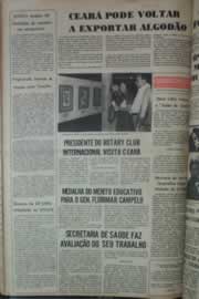 Página do jornal Correio do Ceará de abril de 1976