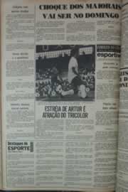 Página do jornal Correio do Ceará de abril de 1976
