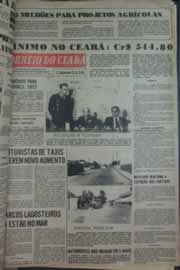 Página do jornal Correio do Ceará de abril de 1976