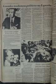 Página do jornal Correio do Ceará de abril de 1976