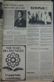Página do jornal Correio do Ceará de abril de 1976
