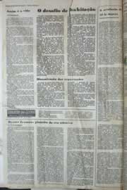Página do jornal Correio do Ceará de maio de 1976