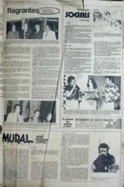 Página do jornal Correio do Ceará de maio de 1976