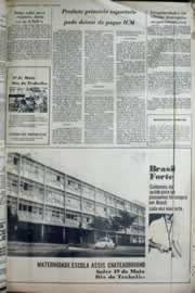 Página do jornal Correio do Ceará de maio de 1976