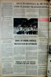 Página do jornal Correio do Ceará de maio de 1976