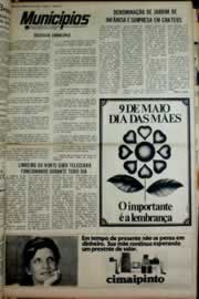 Página do jornal Correio do Ceará de maio de 1976
