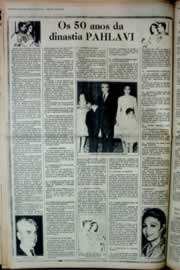 Página do jornal Correio do Ceará de maio de 1976