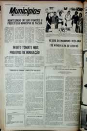 Página do jornal Correio do Ceará de maio de 1976