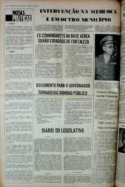 Página do jornal Correio do Ceará de maio de 1976