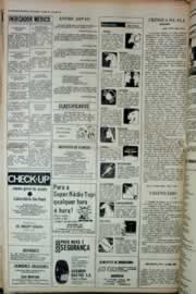 Página do jornal Correio do Ceará de maio de 1976
