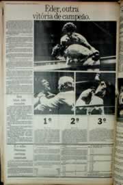 Página do jornal Correio do Ceará de maio de 1976