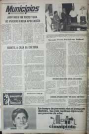 Página do jornal Correio do Ceará de maio de 1976