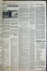 Página do jornal Correio do Ceará de maio de 1976