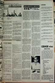 Página do jornal Correio do Ceará de maio de 1976