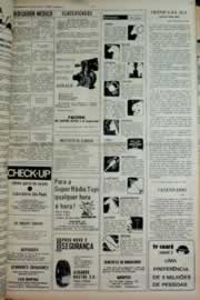 Página do jornal Correio do Ceará de maio de 1976