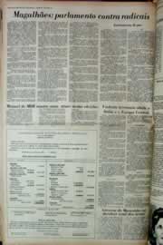 Página do jornal Correio do Ceará de maio de 1976