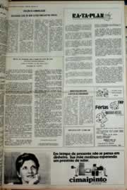 Página do jornal Correio do Ceará de maio de 1976
