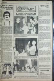 Página do jornal Correio do Ceará de maio de 1976