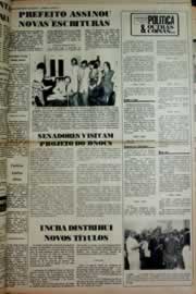 Página do jornal Correio do Ceará de maio de 1976