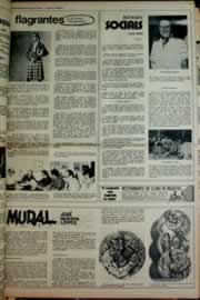 Página do jornal Correio do Ceará de maio de 1976