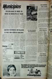 Página do jornal Correio do Ceará de maio de 1976