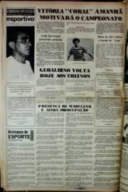 Página do jornal Correio do Ceará de maio de 1976