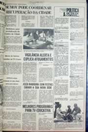 Página do jornal Correio do Ceará de maio de 1976