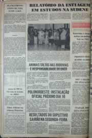 Página do jornal Correio do Ceará de maio de 1976