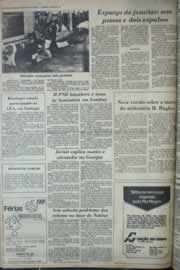 Página do jornal Correio do Ceará de maio de 1976