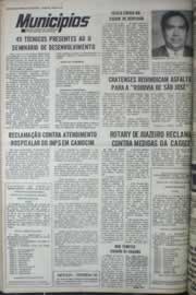 Página do jornal Correio do Ceará de maio de 1976