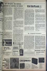 Página do jornal Correio do Ceará de maio de 1976