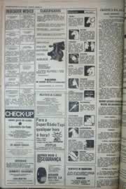 Página do jornal Correio do Ceará de maio de 1976