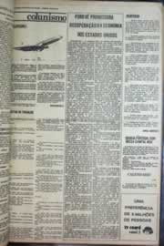 Página do jornal Correio do Ceará de maio de 1976