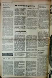Página do jornal Correio do Ceará de maio de 1976