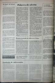 Página do jornal Correio do Ceará de maio de 1976