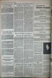 Página do jornal Correio do Ceará de maio de 1976