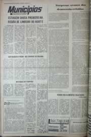 Página do jornal Correio do Ceará de maio de 1976