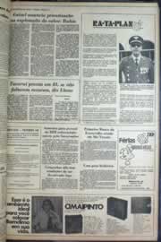 Página do jornal Correio do Ceará de maio de 1976