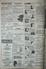 Página do jornal Correio do Ceará de maio de 1976