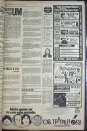 Página do jornal Correio do Ceará de maio de 1976