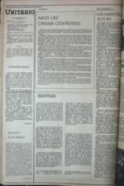 Página do jornal Correio do Ceará de maio de 1976