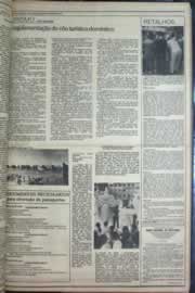 Página do jornal Correio do Ceará de maio de 1976