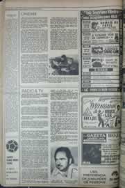 Página do jornal Correio do Ceará de maio de 1976