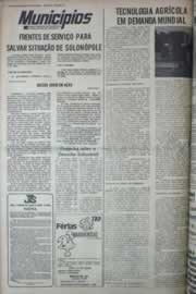 Página do jornal Correio do Ceará de maio de 1976