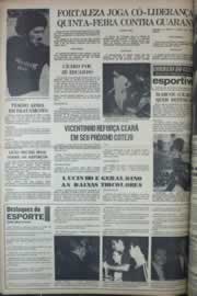 Página do jornal Correio do Ceará de maio de 1976