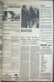 Página do jornal Correio do Ceará de maio de 1976