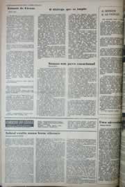 Página do jornal Correio do Ceará de maio de 1976
