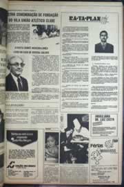 Página do jornal Correio do Ceará de maio de 1976